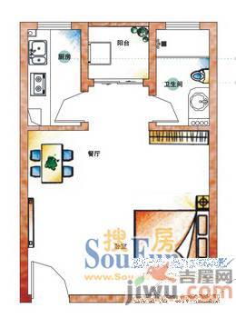 洪都二区3室2厅2卫141㎡户型图