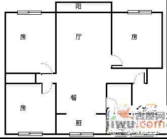 名杰花园5室3厅3卫113㎡户型图