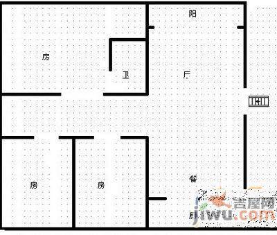 御锦城2室2厅1卫117㎡户型图