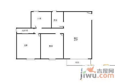 曙光馨居3室2厅1卫116㎡户型图