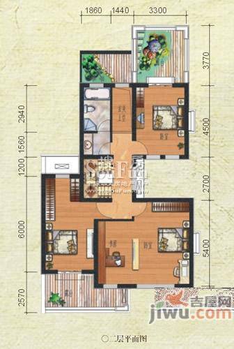 绿地兰宫别墅普通住宅178.9㎡户型图