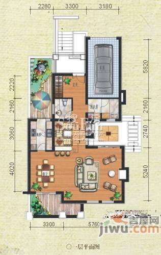 绿地兰宫别墅普通住宅178.9㎡户型图