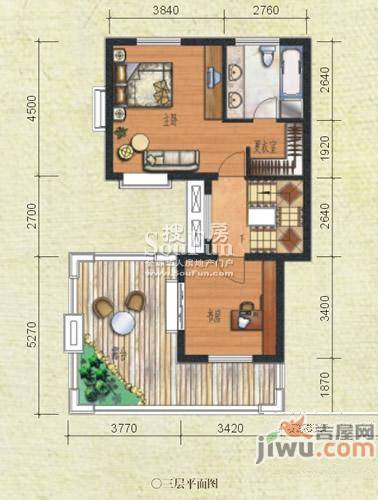 绿地兰宫别墅普通住宅171.6㎡户型图