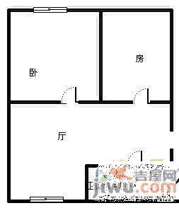 洪港小区2室1厅1卫89㎡户型图