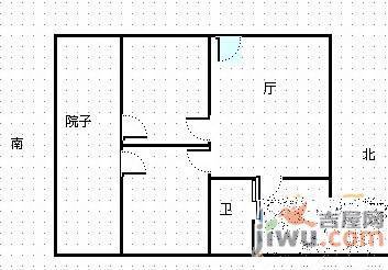 桂苑小区2室2厅1卫108㎡户型图