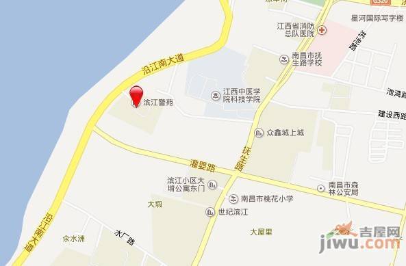 滨江警苑位置交通图图片