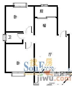 阳明路出版大厦3室2厅1卫113㎡户型图