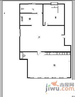 众福花园2室2厅1卫86㎡户型图