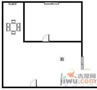 恒茂湖滨天鹅城堡1室1厅1卫40㎡户型图