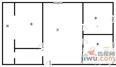 象湖威尼斯3室2厅1卫130㎡户型图