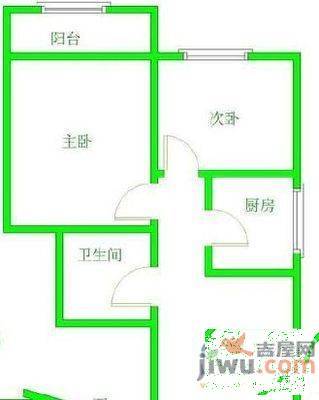 曙光小区3室2厅2卫128㎡户型图