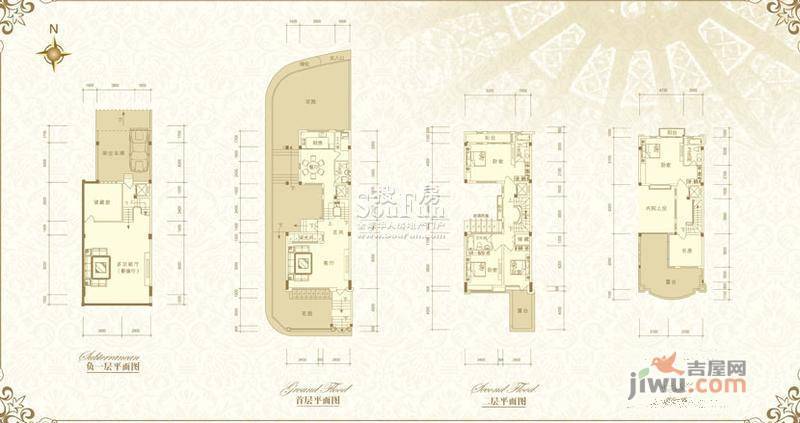 绿湖豪城别墅6室4厅0卫户型图