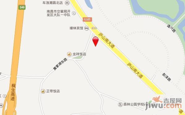 庐山南大道元件厂宿舍位置交通图图片