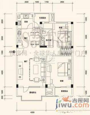 怡湖花园7室4厅3卫176㎡户型图