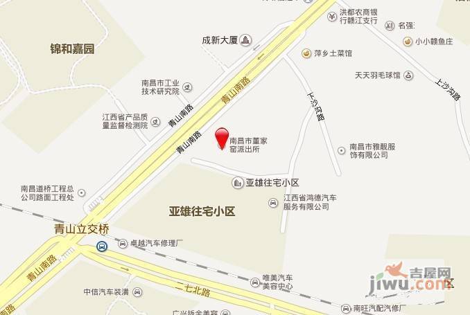 南昌衡机厂宿舍位置交通图图片