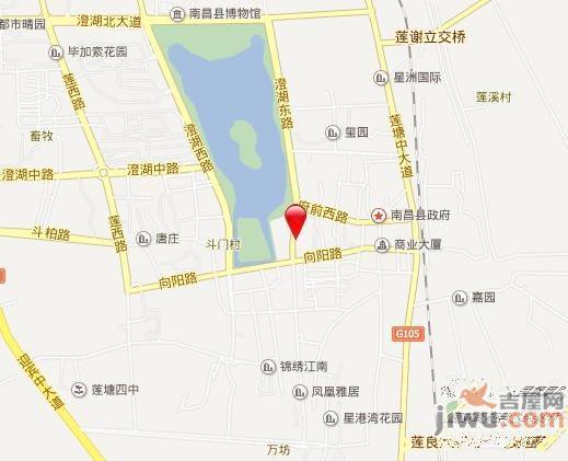 莲塘六中教工宿舍位置交通图图片
