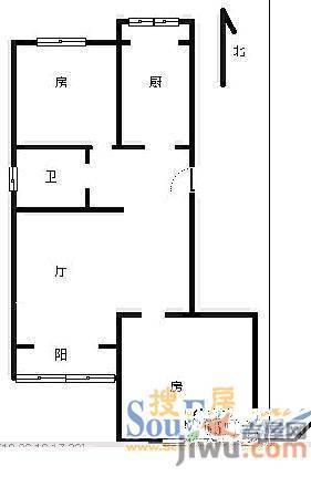 香澄苑3室2厅2卫户型图