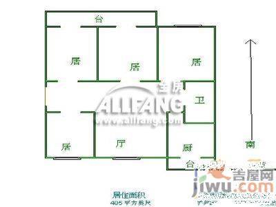 阳光小筑4室2厅2卫154㎡户型图