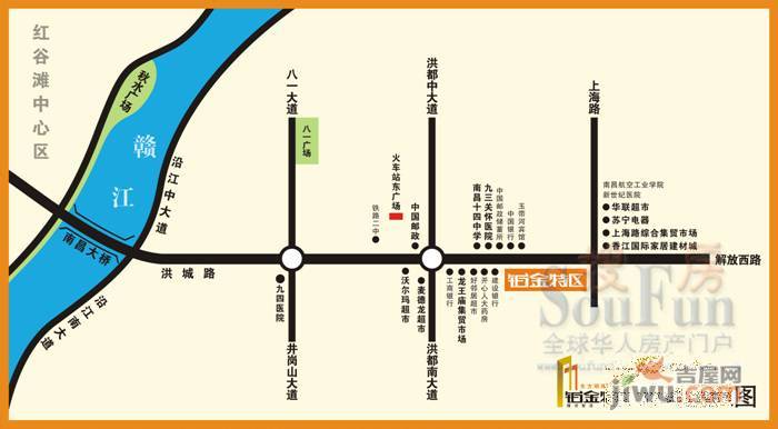 东方明珠城位置交通图图片