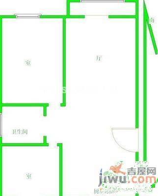 康城印象3室2厅1卫107㎡户型图