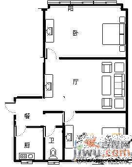 亚雄小区3室2厅2卫139㎡户型图