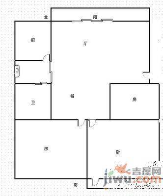 亚雄小区3室2厅2卫139㎡户型图