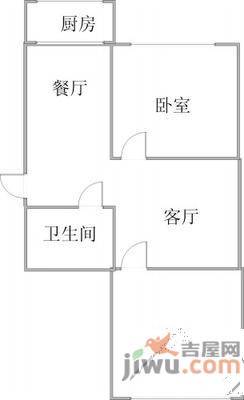 爱国路2室2厅1卫户型图