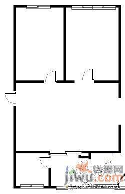 观音巷1室1厅1卫户型图