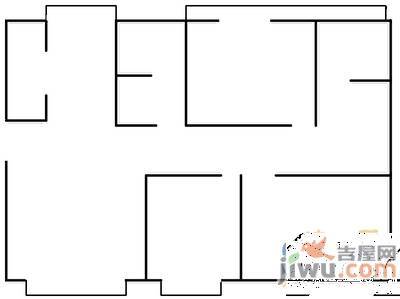 普瑞花园3室2厅2卫166㎡户型图