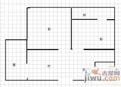 普瑞花园3室2厅2卫166㎡户型图