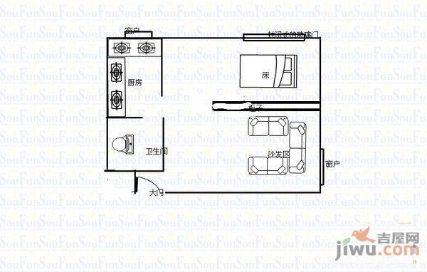 普瑞花园3室2厅2卫166㎡户型图