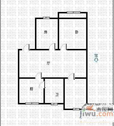 金球公寓3室2厅2卫户型图