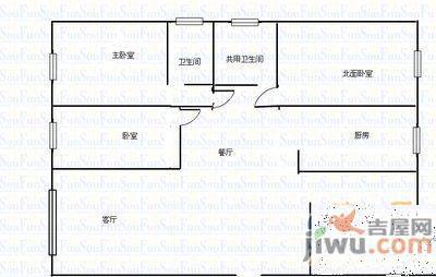 阳光小筑4室2厅2卫154㎡户型图