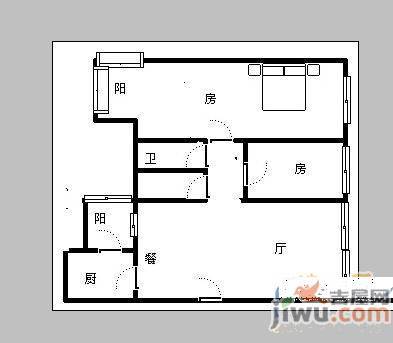 中山佳苑3室2厅2卫159㎡户型图