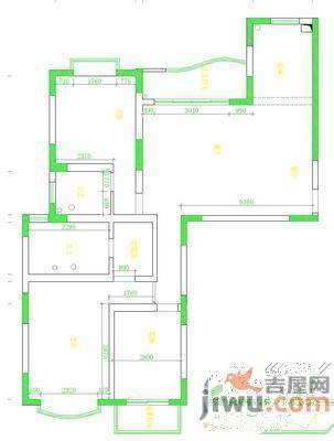 江信小区3室1厅1卫户型图