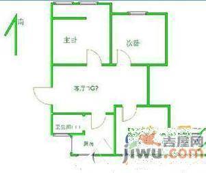 南城仓3室1厅1卫73㎡户型图