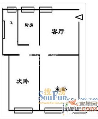 恋恋象湖3室2厅2卫122㎡户型图