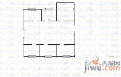 恋恋象湖3室2厅2卫122㎡户型图