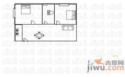 恋恋象湖3室2厅2卫122㎡户型图