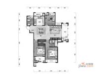 正荣御朝阳二期御尊3室2厅1卫130㎡户型图
