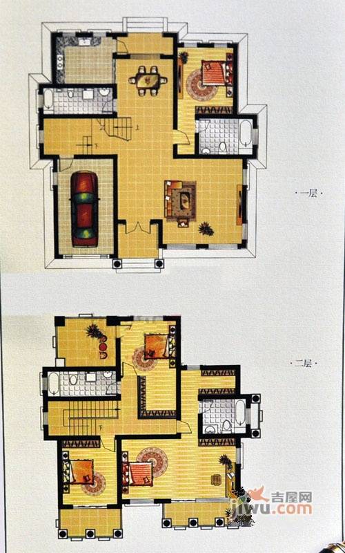 清豪西雍半岛4室2厅4卫271.1㎡户型图