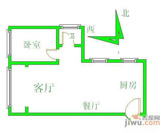 天奥经纬府邸3室2厅2卫129㎡户型图