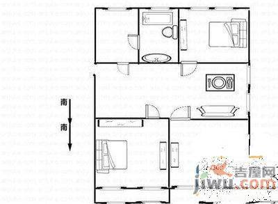 13小区3室2厅1卫90㎡户型图