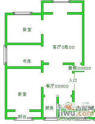 13小区3室2厅1卫90㎡户型图