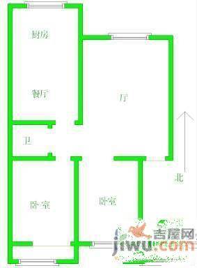 祥瑞里3室2厅1卫户型图