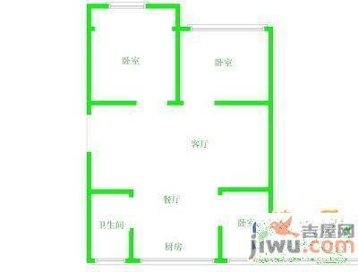 交兴楼3室2厅1卫120㎡户型图