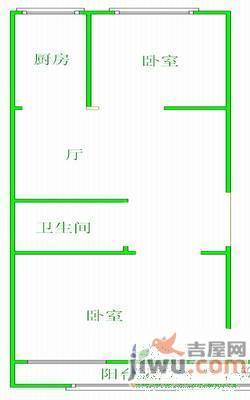 平安花苑3室1厅1卫90㎡户型图