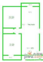 唐钢高层2室2厅1卫83㎡户型图