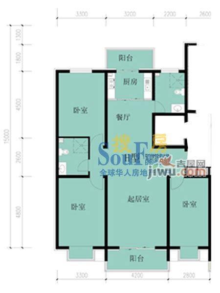 凤凰春城3室2厅2卫133.9㎡户型图