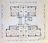 中澳世纪城3室2厅2卫99㎡户型图